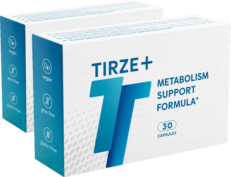 To pakker Tirze+ Diet Capsules